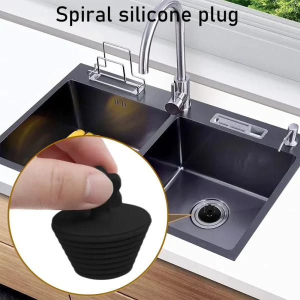 Silicone Drain Stopper Universal Bathtub Plug Shower Bath Tub Sink Drains Replacement Bathroom Accessories 2