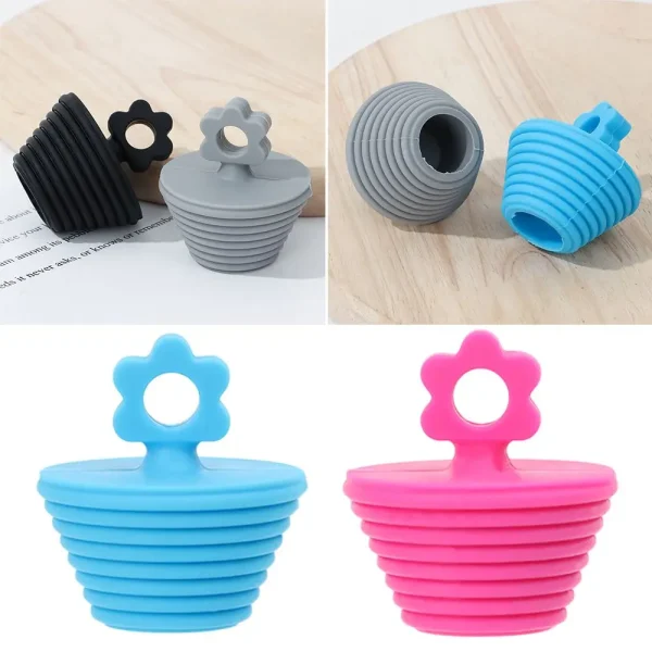 Silicone Drain Stopper Universal Bathtub Plug Shower Bath Tub Sink Drains Replacement Bathroom Accessories 6