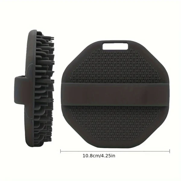 1pc Soft Silicone Exfoliating Brush Cleanser Manual Body Cleansing Scrubber Shower Gentle Massage Bath Brush Bathroom Accessorie 6