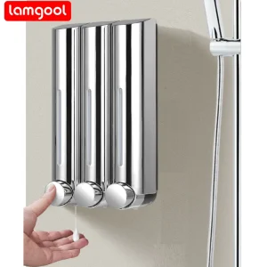 Lamgool Soap Dispenser Wall Mounted 420Ml Shower Soap Dispenser Shower Gel Detergent Dispenser for Bathroom Accessories ﻿ 1