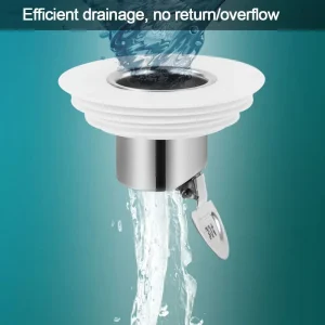 Stainless Steel Odor Proof Drain Core Kitchen Sewer Sealing Ring Of Deodorant Core Plug Bathroom Preventing Odor Accessories 1