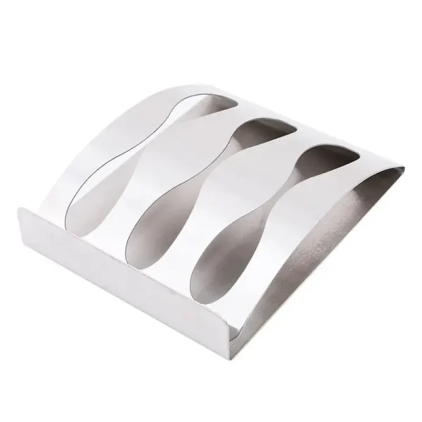 2024 1PC Wall Mount Toothbrush Holder 3/2 Hook Self-Adhesive Tooth Brush Organizer Box Stainless Steel Bathroom Accessories 4