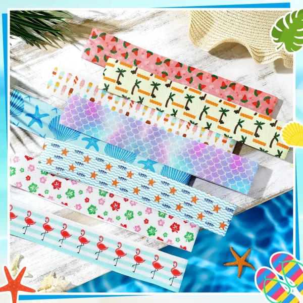 Towel Bands for Beach Chairs Colorful Windproof Beach Towel Straps  Elastic Bed quilt Sheet Storage Belt Durable Cruise Clips 2