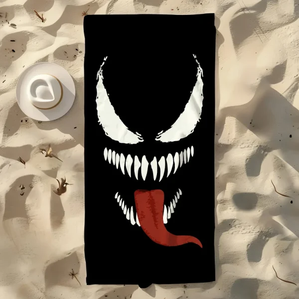 Cartoon V-Venom-m Towel Beach Quick Dry Soft Pool Towels Gift for Travel Gym Shower Camping sports 4