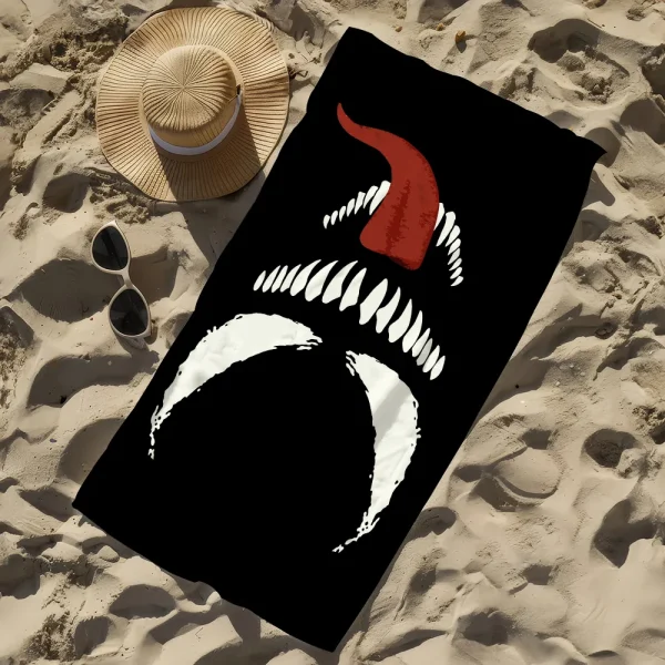 Cartoon V-Venom-m Towel Beach Quick Dry Soft Pool Towels Gift for Travel Gym Shower Camping sports 5