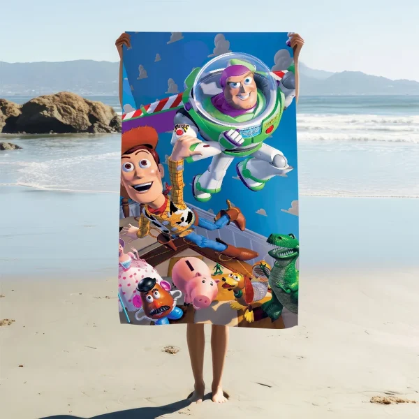 Cartoon T-Toy S-Story Cool Towel Soft Pool Gift For Travel Gym Shower Camping Quick Dry Sports Large Beach Towel 1