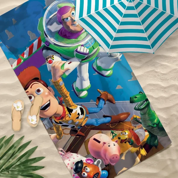 Cartoon T-Toy S-Story Cool Towel Soft Pool Gift For Travel Gym Shower Camping Quick Dry Sports Large Beach Towel 2