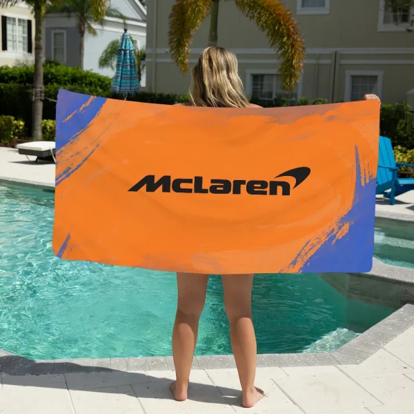 Race M-McLaren-S Cars Logo Towel Soft Pool Gift For Travel Gym Shower Camping Quick Dry Sports Large Beach Towel 3