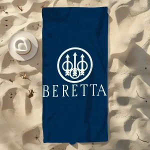 Fashion Gun Towel Soft Pool Gift For Travel Gym Shower Camping Quick Dry Sports B-Beretta Cool Large Beach Towel 1