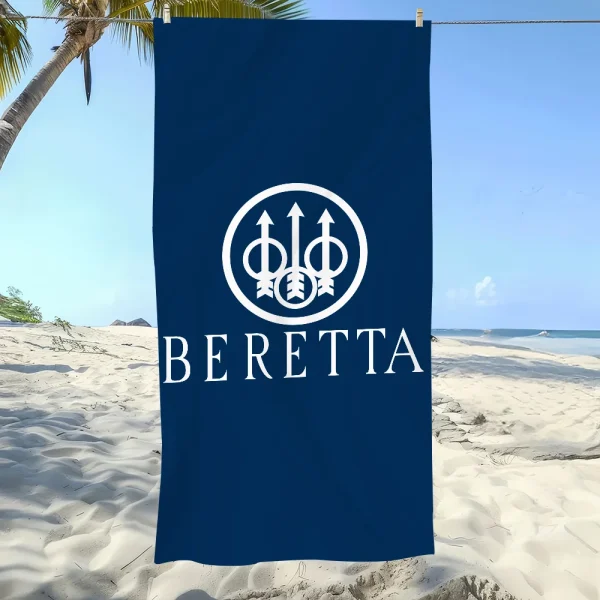 Fashion Gun Towel Soft Pool Gift For Travel Gym Shower Camping Quick Dry Sports B-Beretta Cool Large Beach Towel 5