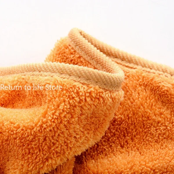 Hand Towel Coral Velvet Bathroom Supplies Soft Absorbent Cloth Dishcloths Hanging Cloth Kitchen Accessories 4