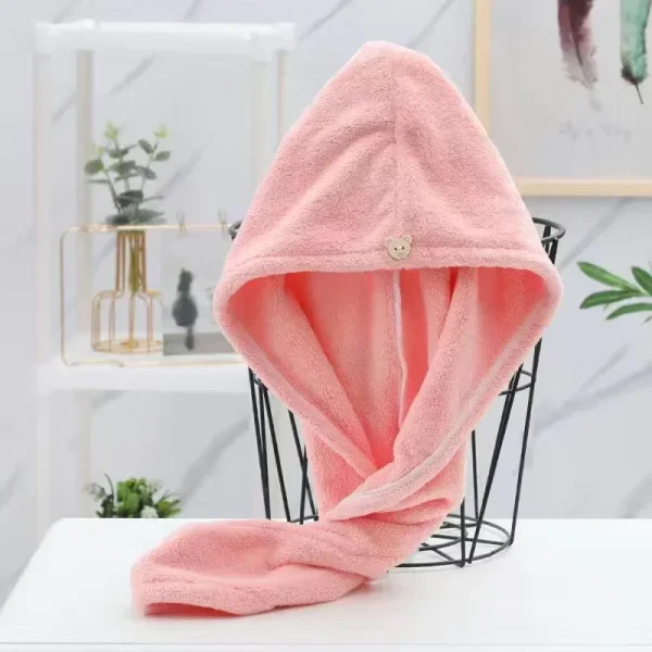 Dry Hair Cap Sport Towel Fiber Super Fine Adult Bath Towel Towels Bathroom Soft Turban for Hair Drying Miss Serviettes Face Wet 6