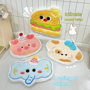 Cartoon Cute Animal Hand Towel Kitchen Cleaning Towel Girls' Dressing Table Cleaning Cloth Absorbent Towel Girl Gift Hot Selling 1