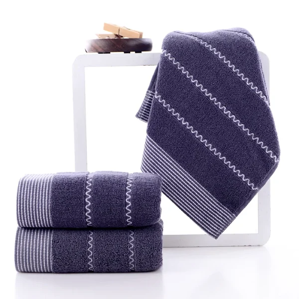 1PCS Premium Quality Soft Hand Towels 73 x 34cm 100% Cotton Highly Absorbent Towels for Bathroom Gym Hotel and Spa hair Towels 3