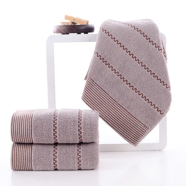 1PCS Premium Quality Soft Hand Towels 73 x 34cm 100% Cotton Highly Absorbent Towels for Bathroom Gym Hotel and Spa hair Towels 4