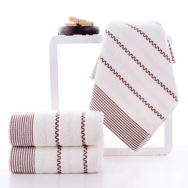 1PCS Premium Quality Soft Hand Towels 73 x 34cm 100% Cotton Highly Absorbent Towels for Bathroom Gym Hotel and Spa hair Towels 6
