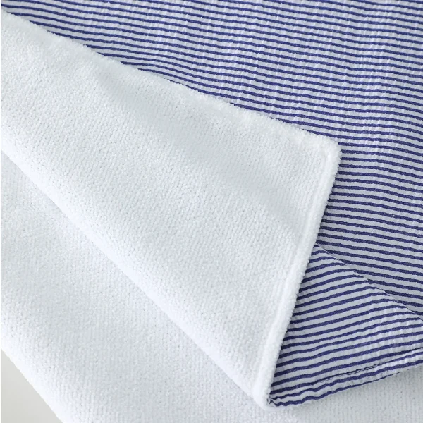 Seersucker Beach Towel For Kids Men Women Water Absorbing Terry Cloth Stripe Pool Towel Absorbent Towels for Bathroom 2
