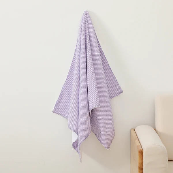 Seersucker Beach Towel For Kids Men Women Water Absorbing Terry Cloth Stripe Pool Towel Absorbent Towels for Bathroom 3