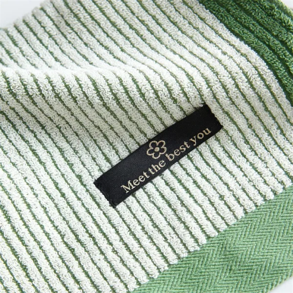 2pcs Luxurious Cotton Towel Set Ultra Soft Highly Absorbent Bath Towel+ Face Towel,Washcloths For Home Bathroom Men Womne 3
