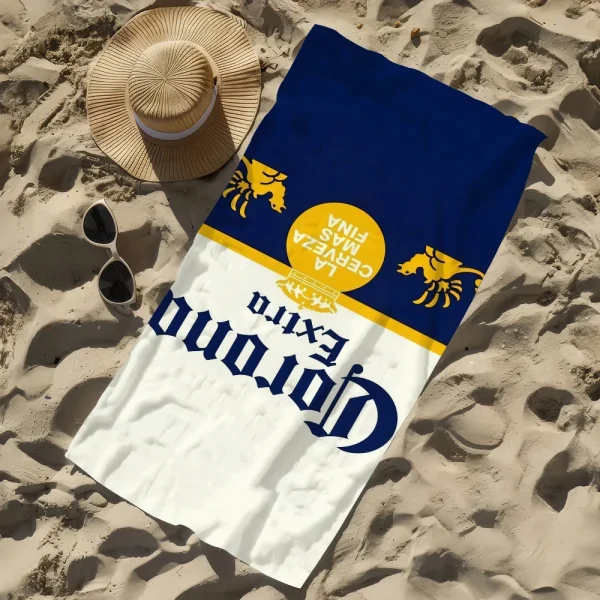 C-corona Extra Beer Towel Beach Quick Dry Soft Pool Towels Gift for Travel Gym Shower Camping sports 5