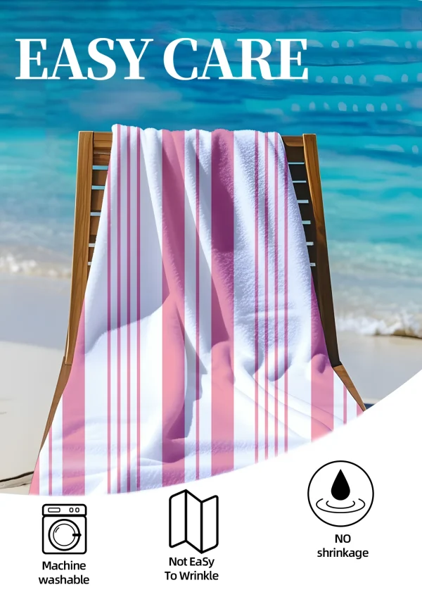 Stylish Printed Beach Towel | Sandproof, Super Fast Drying , Multifunctional Yoga, Swimming, Camping, Beach , Convenient Folding 4