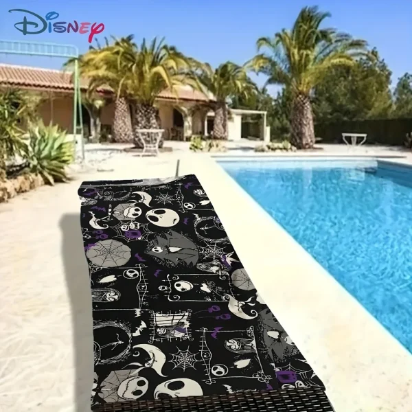 Disney The Nightmare Before Christmas Beach Towel: Spooky and Stylish for Your Next Beach Adventure Suitable 5