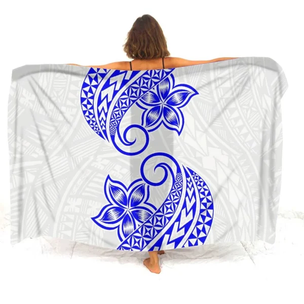 One piece bohemian style sports beach towel comfortable beach wear towel Polynesian Samoan tribal Samoan totem tattoo sarong 2