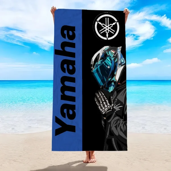Car Y-YAMAHAS Big Microfiber Beach Towels Quick Dry Towel Sand Beach Towels Pool Towel for Travel Swim Pool Yoga 5