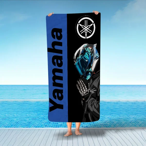 Car Y-YAMAHAS Big Microfiber Beach Towels Quick Dry Towel Sand Beach Towels Pool Towel for Travel Swim Pool Yoga 6