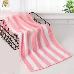 35x75cm Stripes Absorbent Quick Drying Bath Towel Sets Soft Adults Face Hand Towels Bathroom Microfiber Swim Bath Towels 1