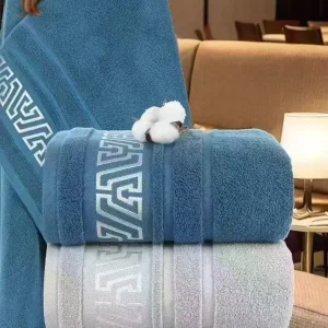 380g new pure cotton thick bath towel 70*140 soft absorbent no shedding color 1