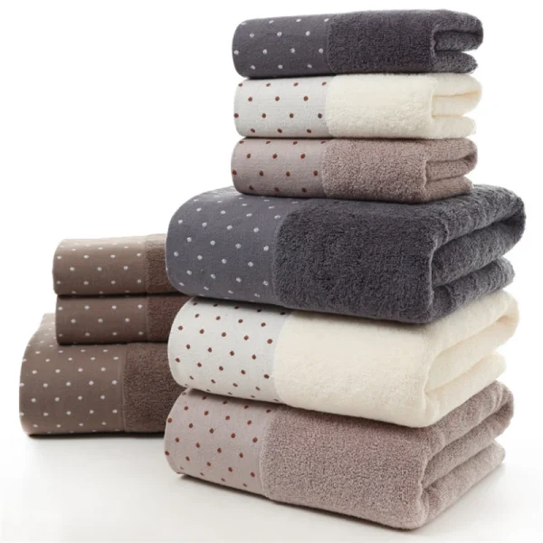 Pure Cotton Towel Super Absorbent Large Towels 35X75cm Thick Soft Bathroom Towels Comfortable Bath Towels 1