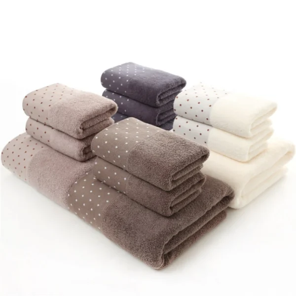 Pure Cotton Towel Super Absorbent Large Towels 35X75cm Thick Soft Bathroom Towels Comfortable Bath Towels 4