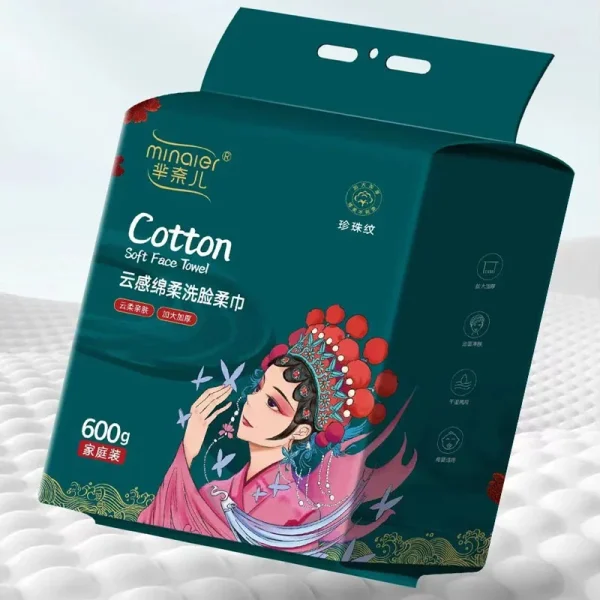 600g Thickened And Enlarged Hanging Face Towel Disposable Face Towel Extractable Makeup Remover Soft Towel Wiping Face Towel 4