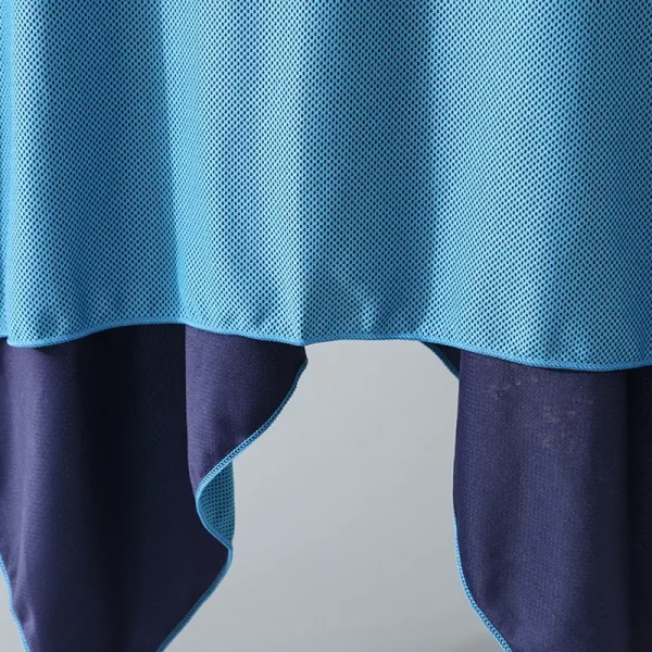 Quick-Dry Cooling Beach Poncho Hooded Robe - Absorbent Towel Cape for Swimming & Hot Springs 2