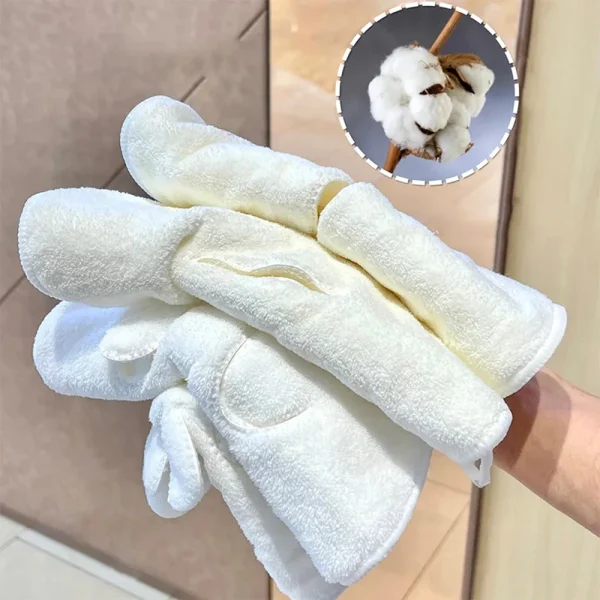 Cotton Hot Compress Towel Wet Compress Steamed Face Towel Skin Care Mask Opens Skin Pore Clean Hot Compress Moisturizing 5