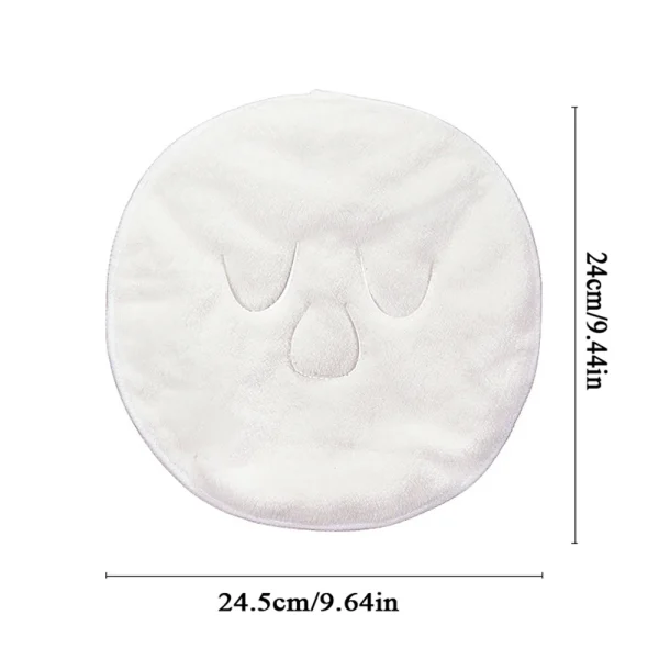 Cotton Hot Compress Towel Wet Compress Steamed Face Towel Skin Care Mask Opens Skin Pore Clean Hot Compress Moisturizing 6