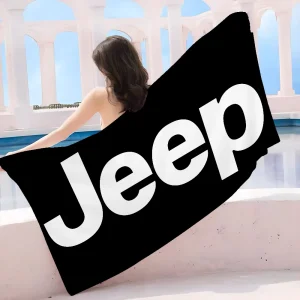 J-Jeep Microfiber Beach Towel Absorbent Quick Dry Soft Yoga Swimming Resort Mountain Climbing Towel 1