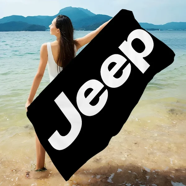 J-Jeep Microfiber Beach Towel Absorbent Quick Dry Soft Yoga Swimming Resort Mountain Climbing Towel 2