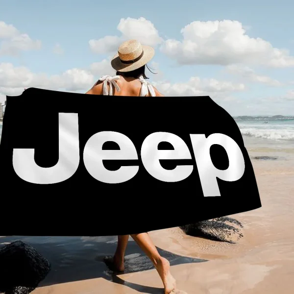 J-Jeep Microfiber Beach Towel Absorbent Quick Dry Soft Yoga Swimming Resort Mountain Climbing Towel 3