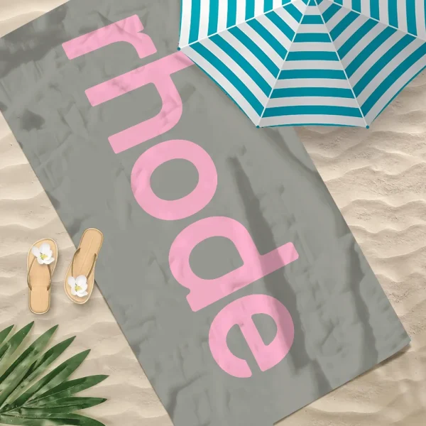 Luxury brand Fashion R-Rhode-Girl Towel Soft Pool Gift For Travel Gym Shower Camping Quick Dry Sports Large Beach Towel 3