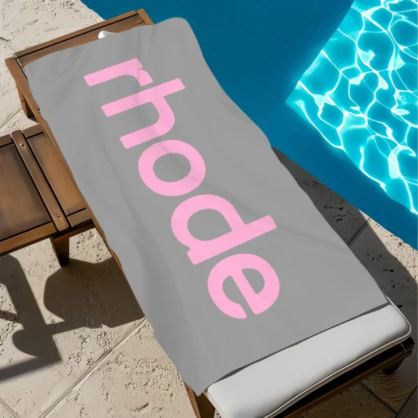 Luxury brand Fashion R-Rhode-Girl Towel Soft Pool Gift For Travel Gym Shower Camping Quick Dry Sports Large Beach Towel 6