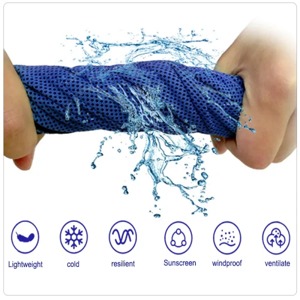Cool cape quick drying towel hooded sweatshirt shawl sun protection suitable for cycling traveling beach outdoor sports 4