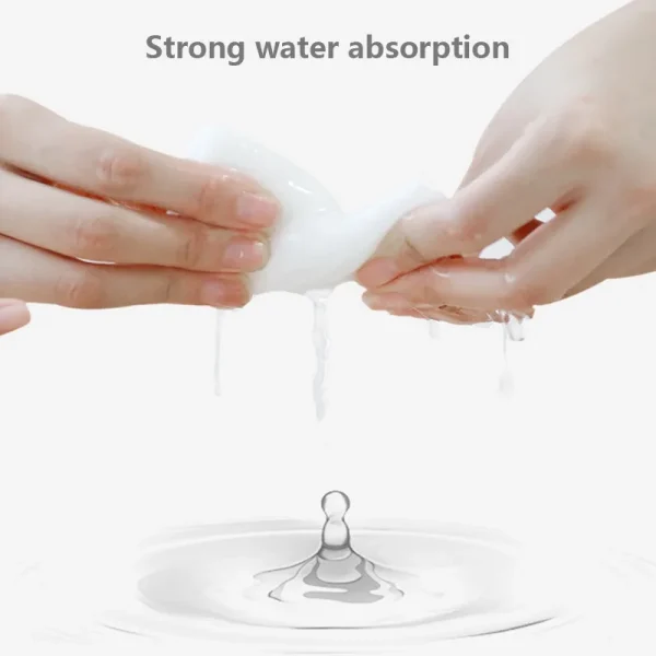100PCS Compressed Towel Soft Disposable Coin Tissue Portable Mini Compressed Towel Absorbent Travel BBQ Outdoor Camping 4