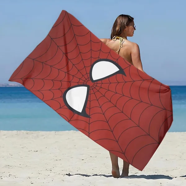 Super Hero S-Spider Man Beach Towel Microfiber Sand Free Quick Dry Soft Pool Towels Gift for Women Travel Gym Shower Camping 3