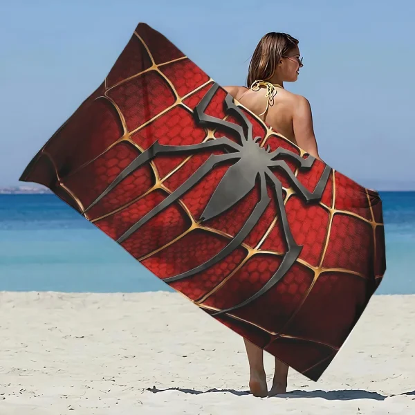 Super Hero S-Spider Man Beach Towel Microfiber Sand Free Quick Dry Soft Pool Towels Gift for Women Travel Gym Shower Camping 4