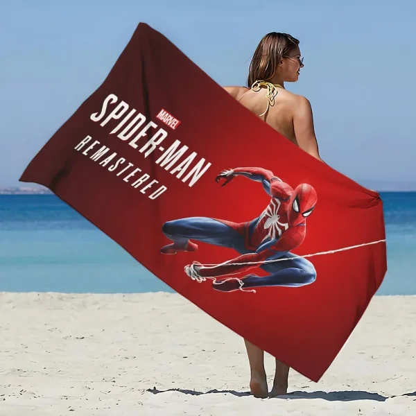 Super Hero S-Spider Man Beach Towel Microfiber Sand Free Quick Dry Soft Pool Towels Gift for Women Travel Gym Shower Camping 6