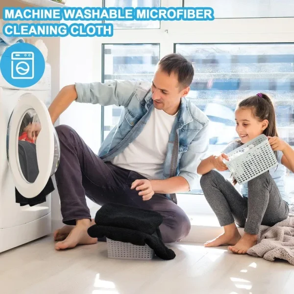 Premium Microfiber Salon Towels Black Absorbent for Hair Stylist Bleach Proof Hair Towel for Home Hotel Beauty Salon Towel Clean 3