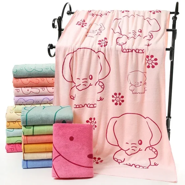 70x140 New Fashion Soft Microfiber Beach Bath Swimming Facial Big Sport Travel Towel Accessories 2