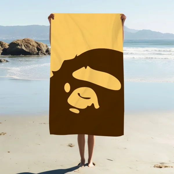 B-bAPE-e cartoon Towel Beach Quick Dry Soft Pool Towels Gift for Travel Gym Shower Camping sports 2
